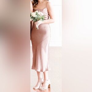 Park & Fifth Silk Waldorf Dress - Mauve